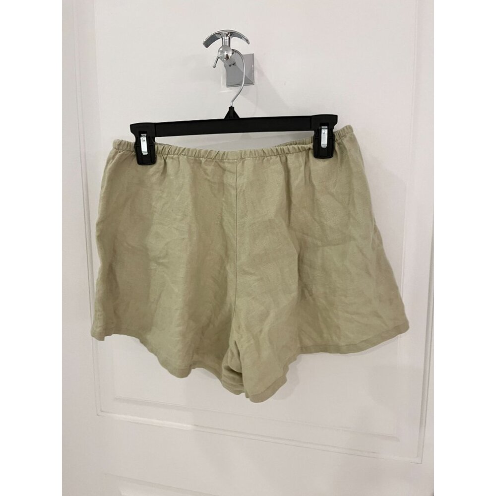 NWOT Reformation Zoey Linen Shorts in Dried Herb Size SMALL - Picture 7 of 9